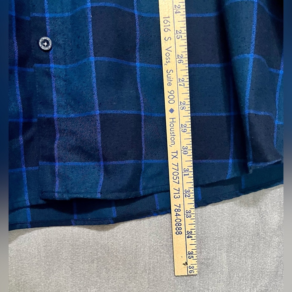 DIXXON / Snap-On Limited Edition Men's Blue Green Black Plaid Flannel Shirt - Picture 5 of 9